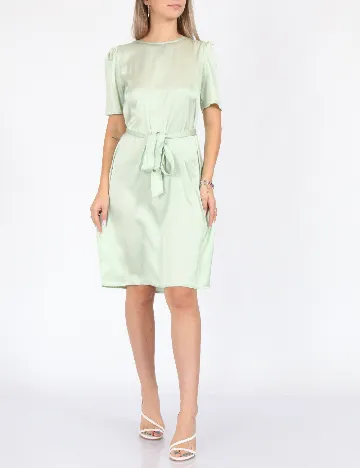 Rochie medie BUBBLEROOM, verde Verde