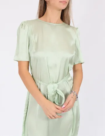 Rochie medie BUBBLEROOM, verde Verde