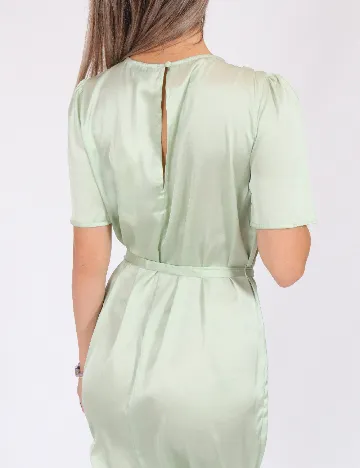 Rochie medie BUBBLEROOM, verde Verde