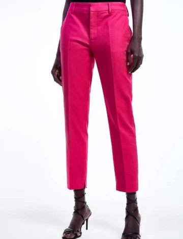 Pantaloni Zara, roz Roz