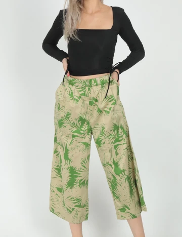 Pantaloni Mango, verde Verde