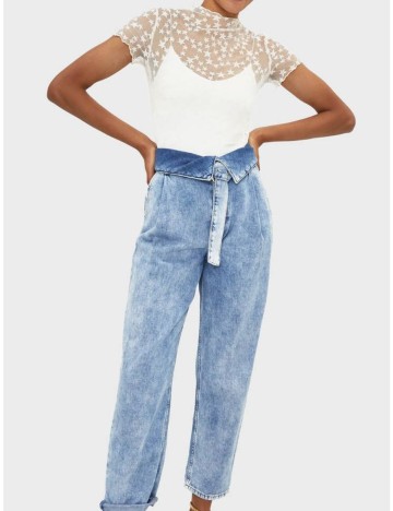 Tricou Bershka, ecru