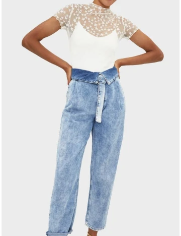 Tricou Bershka, ecru