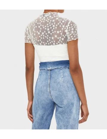 Tricou Bershka, ecru