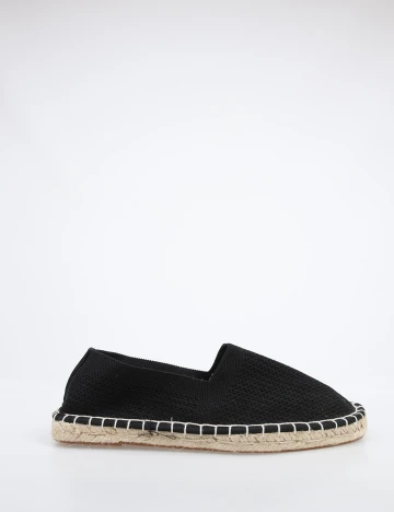 Espadrile Reserved, negru