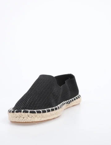 Espadrile Reserved, negru