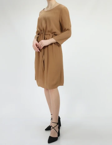 Rochie scurta Vila, maro