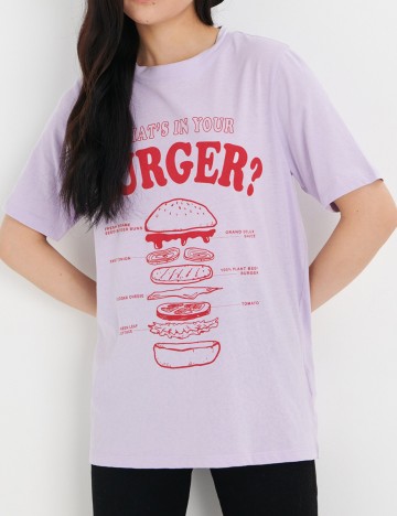 Tricou Sinsay, lila