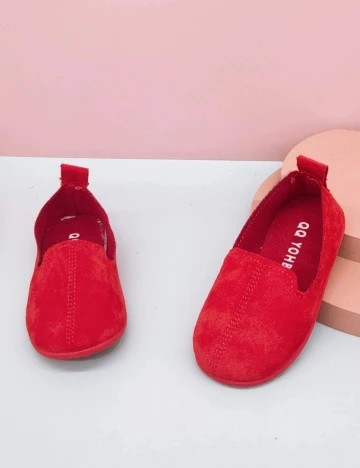 Mocasini Shein Kids, rosu