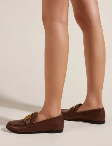 Mocasini SHEIN, maro