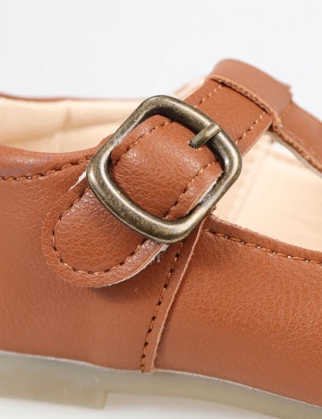 Pantofi Shein Kids, maro