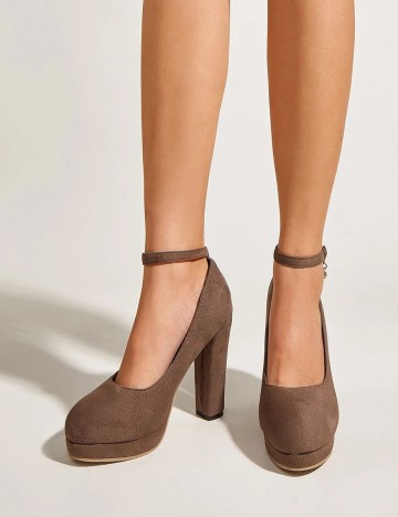 
						Pantofi SHEIN, maro, 40