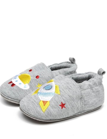 Papuci de casa Shein Kids, gri, 1,5-2 ANI