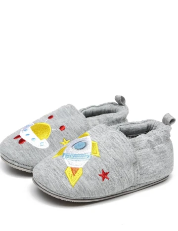 Papuci de casa Shein Kids, gri, 1,5-2 ANI