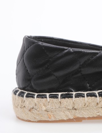 Espadrile Reserved, negru