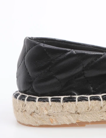 Espadrile Reserved, negru