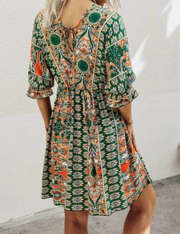 Rochie scurta SHEIN, verde