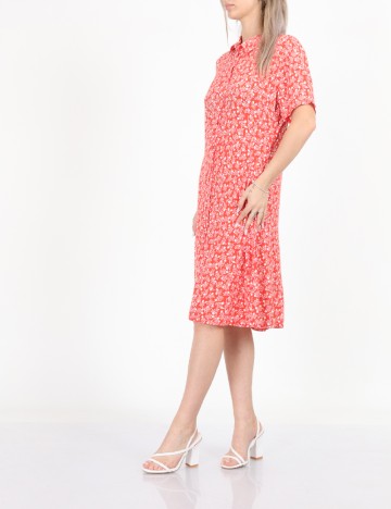 Rochie scurta Pieces, rosu