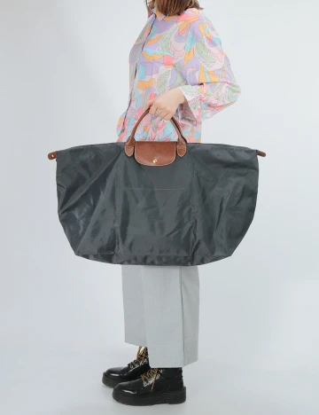 Geanta Longchamp, gri Gri
