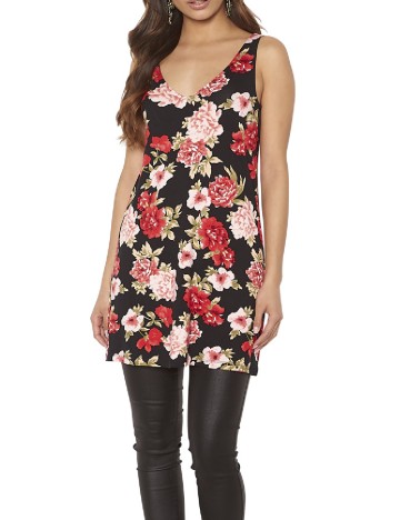 Rochie scurta Happy Holly, floral