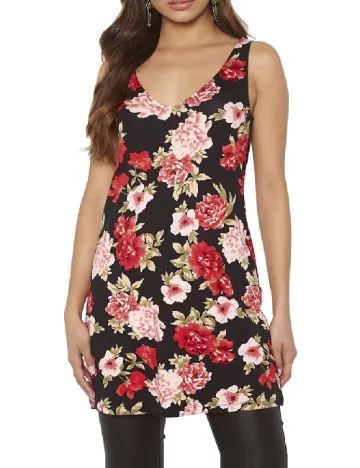 Rochie scurta Happy Holly, floral Floral print