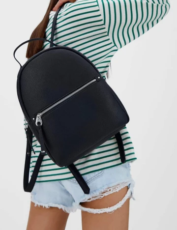 Rucsac Stradivarius, negru Negru
