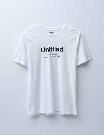 Tricou House Brand, alb