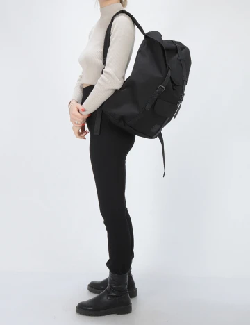 Rucsac Your Turn, negru Negru