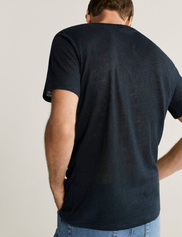 Tricou Mango, bleumarin