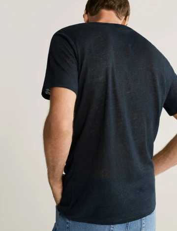 Tricou Mango, bleumarin