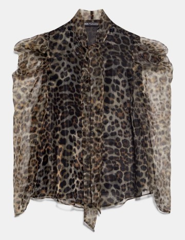 Camasa Zara, animal print