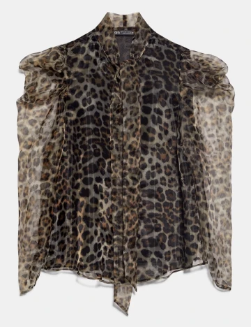 Camasa Zara, animal print