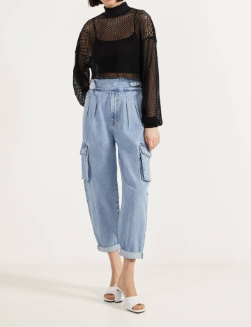 Bluza Bershka, negru