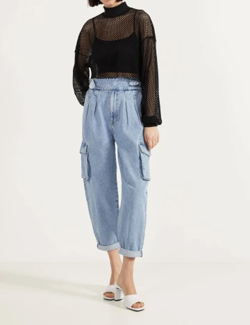 Bluza Bershka, negru