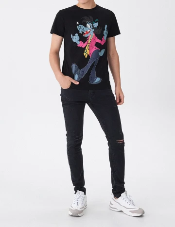 Tricou House Brand, negru