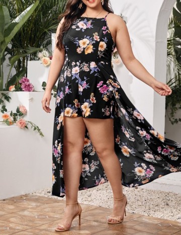 Salopeta SHEIN CURVE, negru