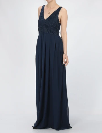 Rochie lunga AX Paris, bleumarin