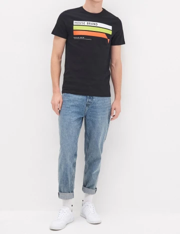 Tricou House Brand, negru
