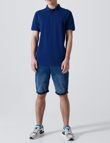 Tricou CROPP, bleumarin
