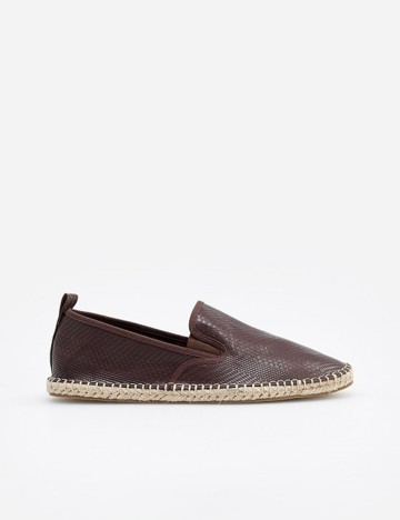 
						Espadrile Reserved, maro, 45