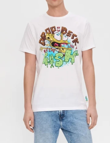 Tricou House Brand, alb
