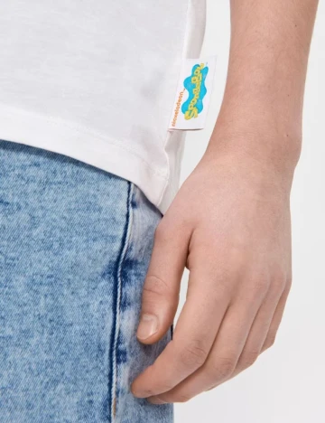 Tricou House Brand, alb