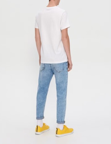 Tricou House Brand, alb