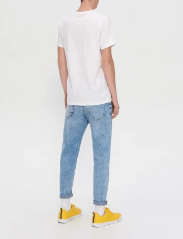 Tricou House Brand, alb