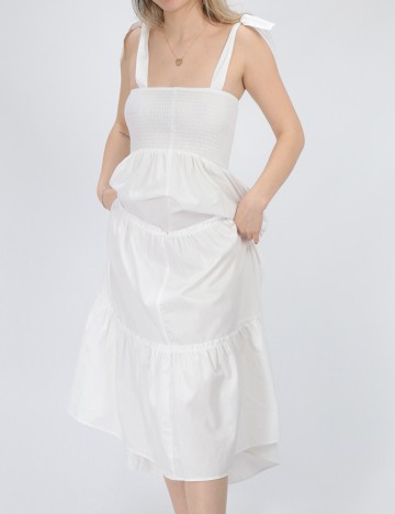 Rochie lunga Sinsay, alb