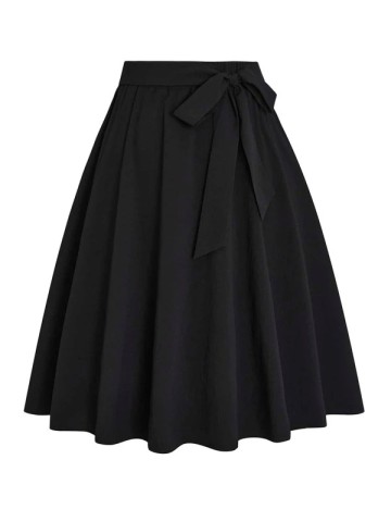 Fusta SHEIN CURVE, negru
