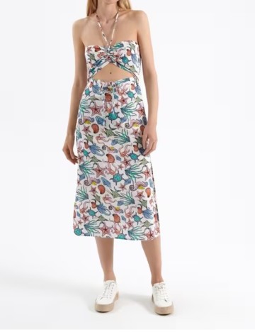 Rochie medie House Brand, mix culori, L
