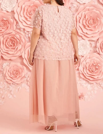 Compleu SHEIN CURVE, roz