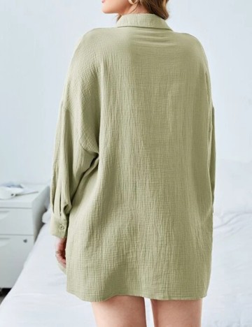 Camasa SHEIN CURVE, verde