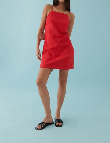 Rochie scurta Reserved, rosu